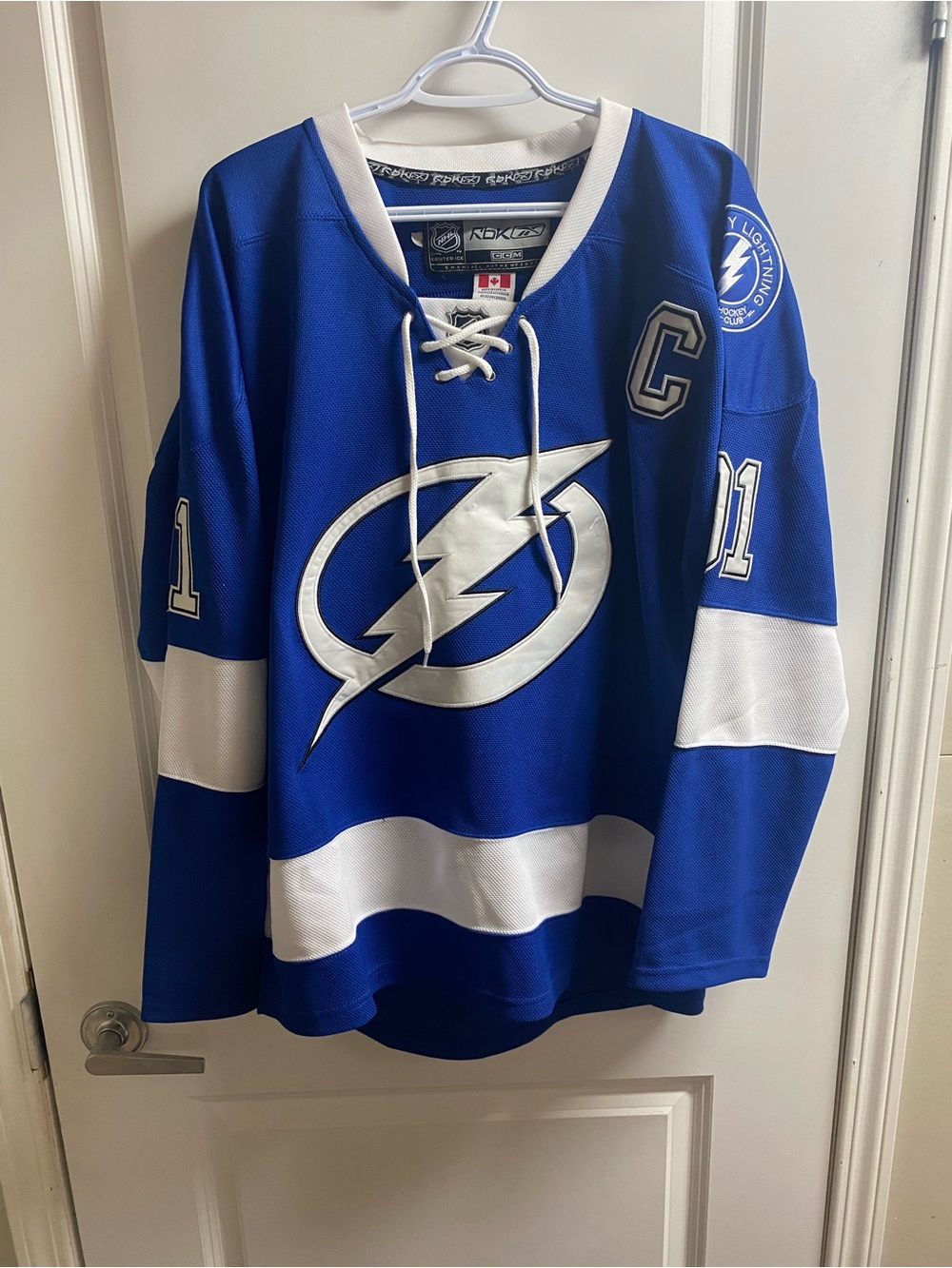 CCM Reebok STEVEN STAMKOS Jersey #91 Tampa Bay Lightning Sz 50